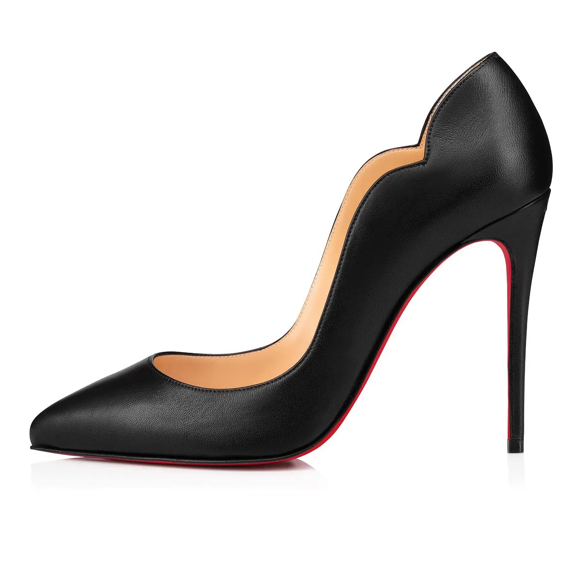100mm Women's Hot Chick Party Wedding Red Soles Heels Matte Pumps-vocosishoes
