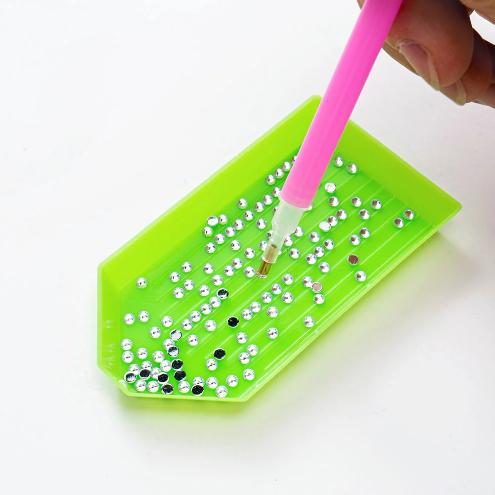 6pcs DIY Point Drill Coaster Christmas Style with Mat Shelf Kits(Wooden)