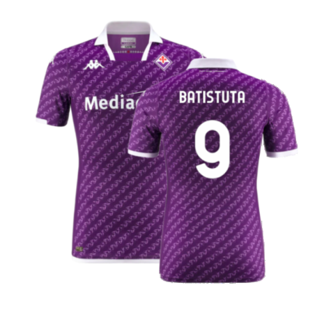 Fiorentina Gabriel Batistuta 9 Home Shirt Kit 2023-2024