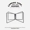 Camping Foldable Metal Stand Aluminum Alloy Box Stand for Outdoor Picnic Fishing