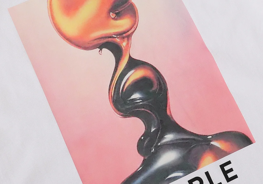 Purple 2023 new fashion T-shirt short sleeves