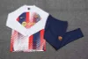 2023/2024 Barcelona Special Edition Half-Pull Training Suit White Jersey Set
