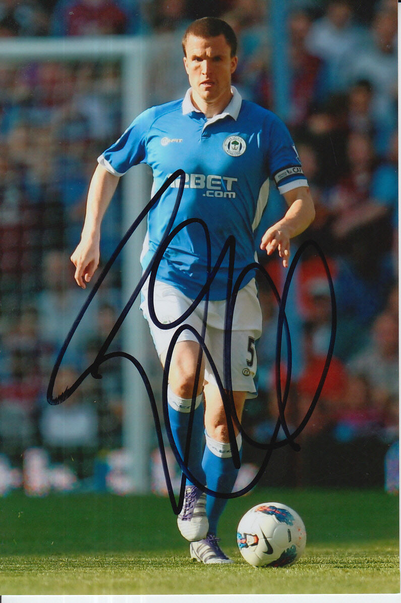 WIGAN HAND SIGNED GARY CALDWELL 6X4 Photo Poster painting 2.