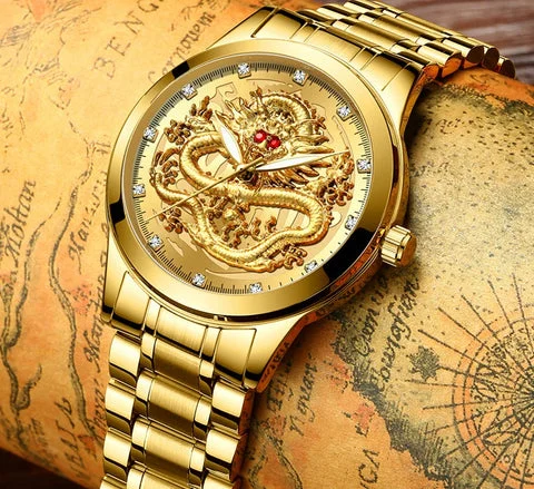 Men's Watch - Golden Dragon