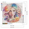 (40*40cm)Candy Girl - Full Round Drill Diamond Painting