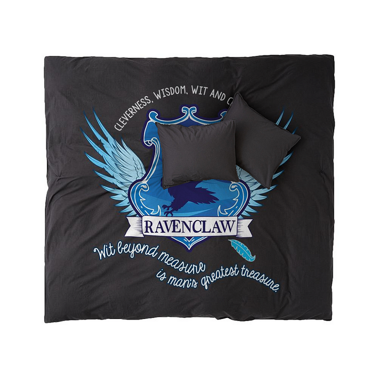 Ravenclaw Cleverness Wisdom, Harry Potter Duvet Cover Set