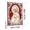 Framed Diamond Painting - Special Shaped - Our Lady (30x40cm)