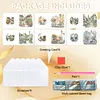 6Pcs Diamond Painting Bicycle Town Greeting Card Set with Envelopes for Birthdays Thanksgiving & Special Occasion