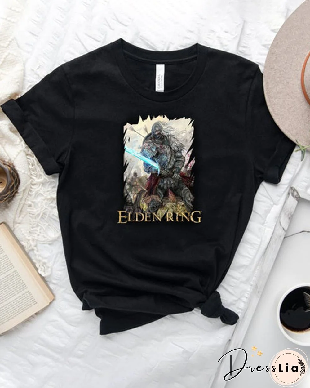 Unisex ELDEN RING Print Casual Short Sleeve Top