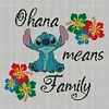 (Stamped/Counted) Disney Stitch Flower - 11CT Cross Stitch 40*40cm