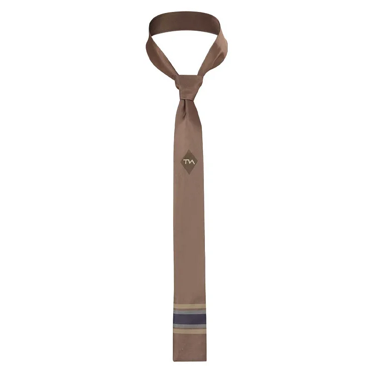 Loki Mobius M. Mobius Brown Tie Cosplay Accessories Halloween Carnival Props