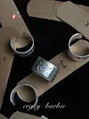 【Musical Genius】Matte Silver Star and Note Ring