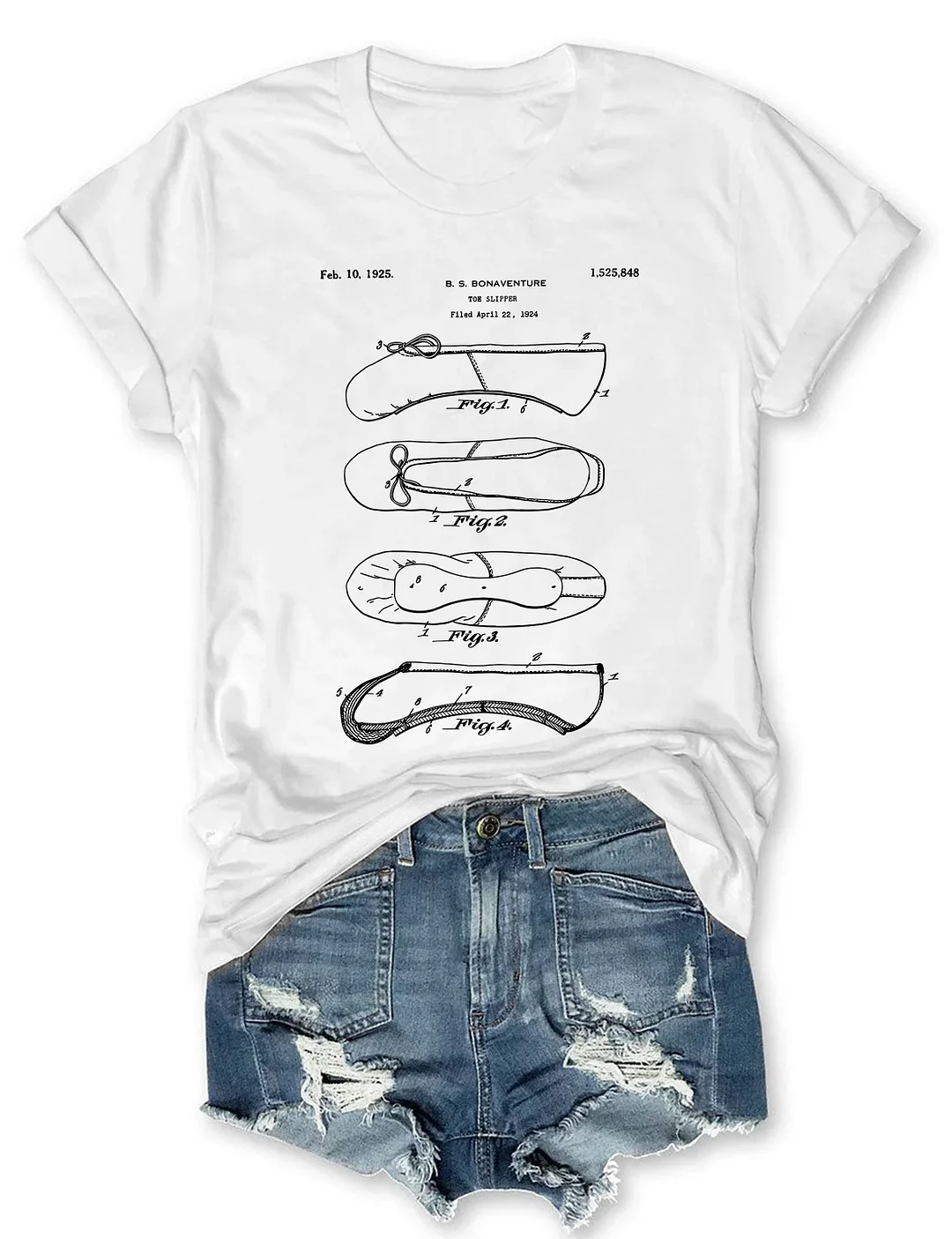 Ballet Slipper Patent T-shirt