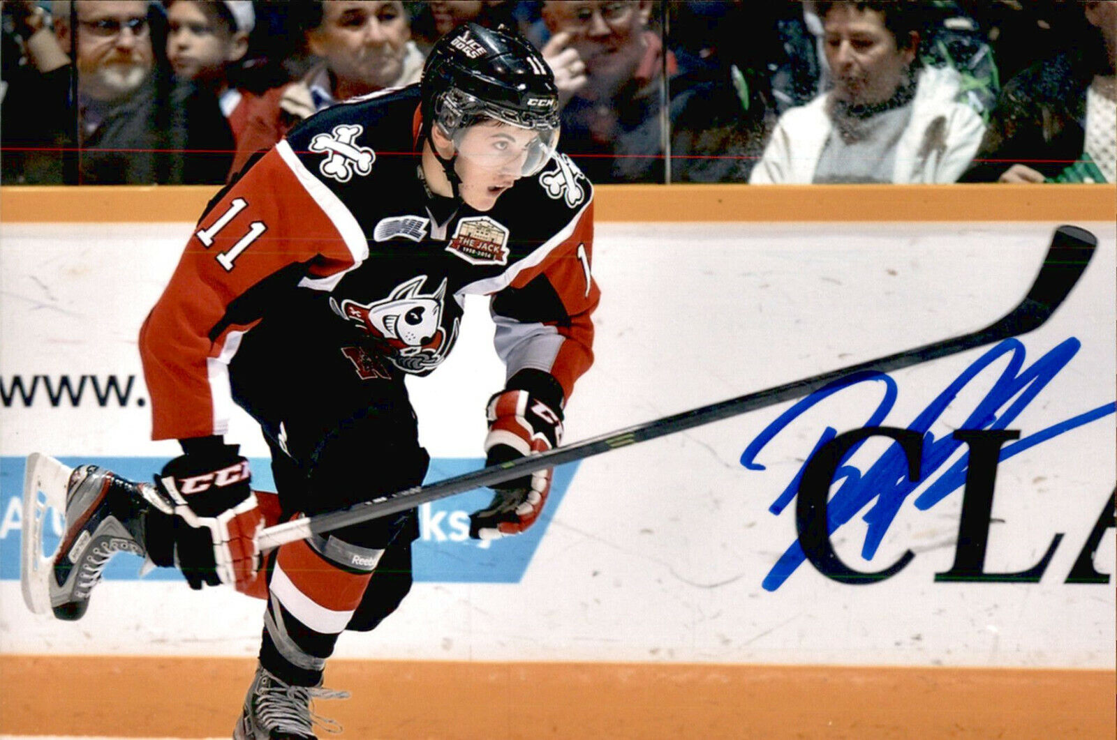 Brendan Perlini SIGNED 4x6 Photo Poster painting NIAGARA ICE DOGS / EDMONTON OILERS #2