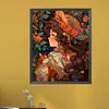 uk.everydayedeals (Limited Stock)Diamond Painting - Round AB Drills - Cat and Girl(45*55cm)
