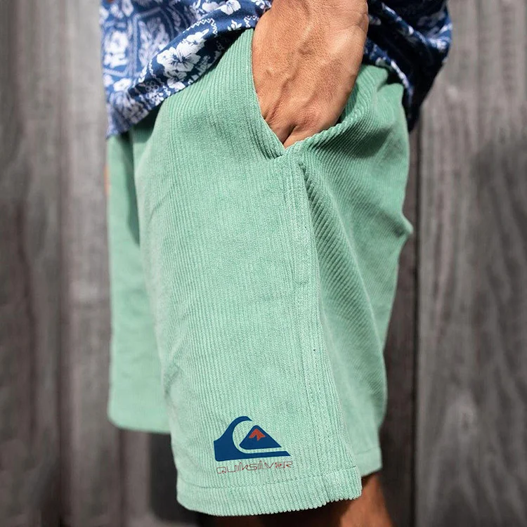 Casual Retro Hawaiian Printed Shorts d1a8