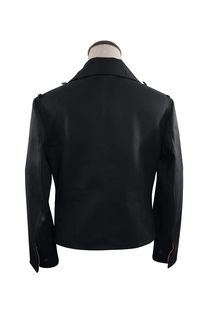  Wehrmacht German Panzer EM Black Gabardine Wrap Jacket German-Uniform