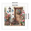 Bicycle Flowers-11CT Stamped Cross Stitch 40*40cm/15.75*15.75in tapestrymarket