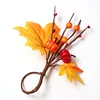 Autumn Halloween Pumpkin Maple Catering Napkin Ring