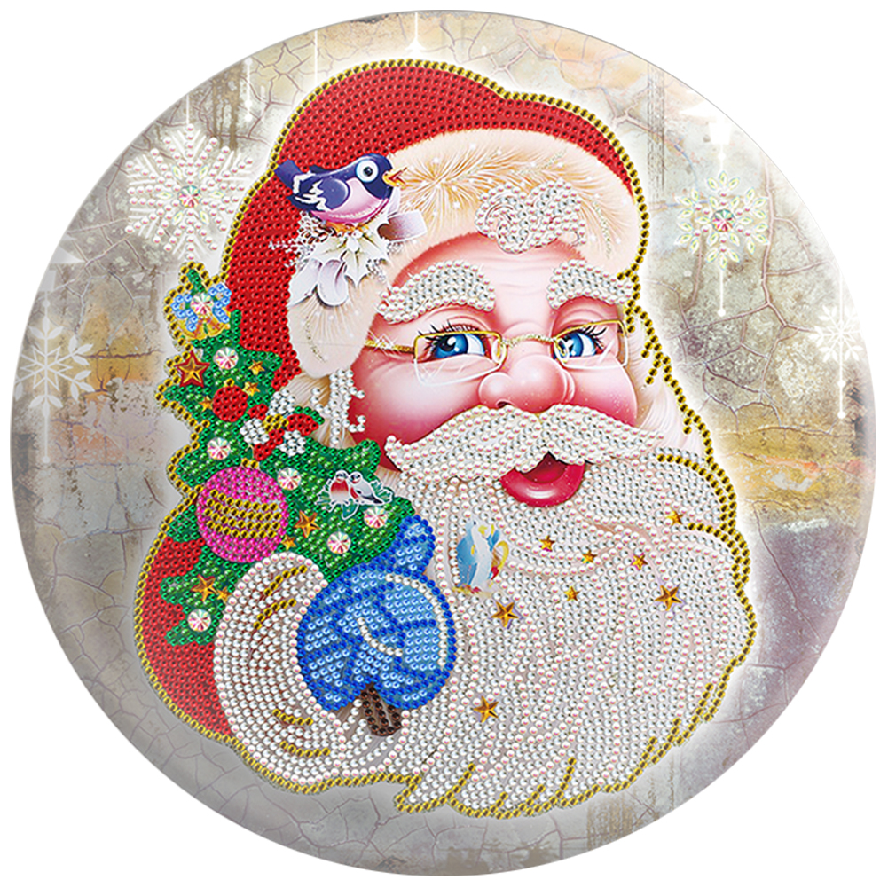 

Santa Portrait Iron Sheet-5D DIY Craft Pendant, 501 Original