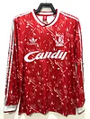 1989/1991 Retro Long Sleeve Liverpool Home Football Shirt 1:1 Thai Quality love fball