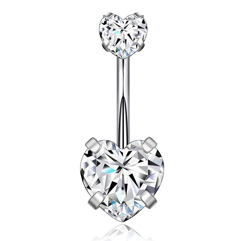 Puncture Jewelry  Belly Button Nail 5-piece Set Of  Belly Button Ring Europe And The United States New Belly Button