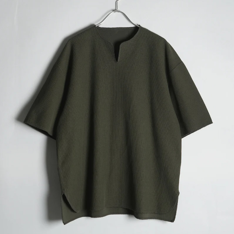 Men's Basic All-match Cotton and Linen Short-sleeved Shirt