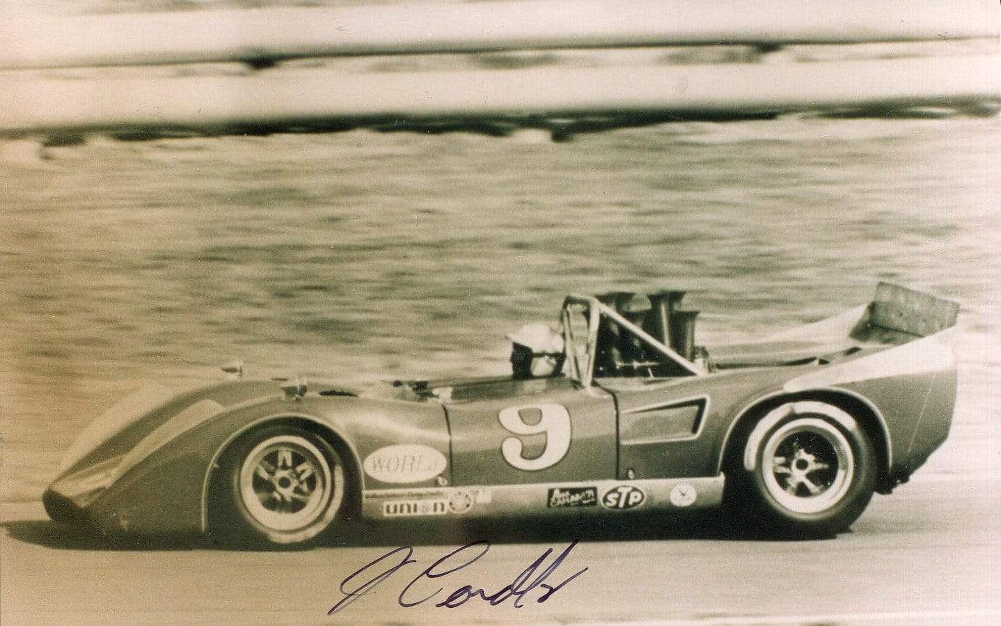 John Cordts autograph Canadian F1 driver 1969 signed Photo Poster painting