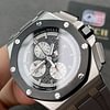 Royal Oak Offshore Chronograph Panda dial Ceramic Bezel on Black Rubber Strap 44mm Super Clone