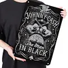 [Grande Taille]Johnny Cash - Panneaux en &eacute;tain m&eacute;tallique(30*40cm)