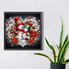 Diamond Painting-DIY Round Part AB Drill Christmas Snowman (35*35CM)