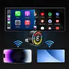 CarPlay Wireless Adapter for Android Plug and Play Compatible with Most Cars Smart Car Screen Mirroring Adapter Low Latency (Not for HUAWEI & Hicar)