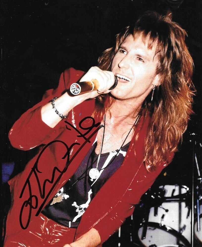 * JOHN WAITE * signed 8x10 Photo Poster painting * THE BABYS * BAD ENGLISH * * 2