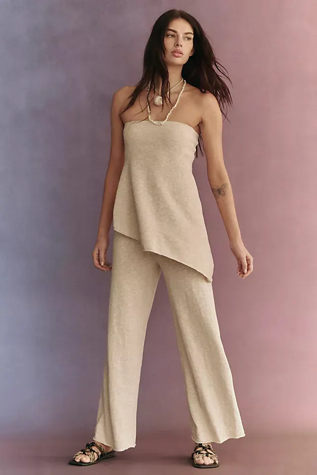 Krista Cotton-Linen Sweater Set