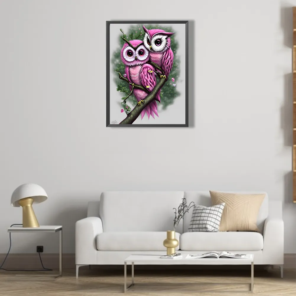 Full Round Diamond Painting 40*50cm - Owl