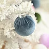 15PCS Christmas's Tree Decor 8CM Velvet Balls Set