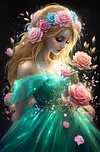 Luxury AB Velvet Diamond Painting Kit - Beauty