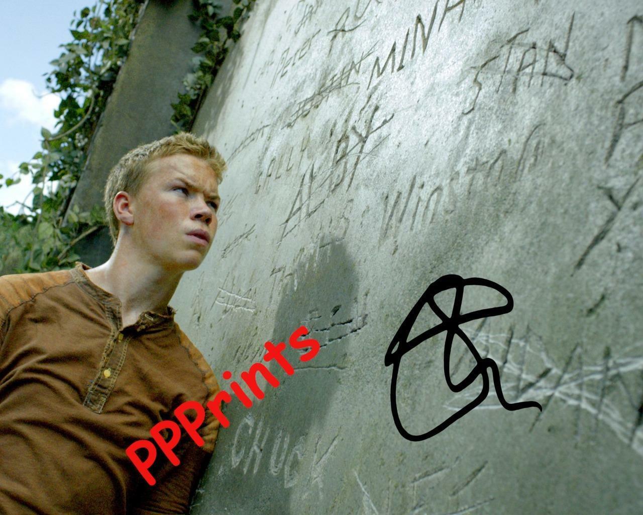 WILL POULTER THE MAZE RUNNER SIGNED AUTOGRAPHED 10X 8