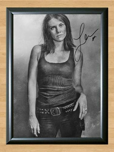 Lauren Cohan Walking Dead S6 Maggie Greene Signed Autographed Photo Poster painting Poster Print Memorabilia A4 Size