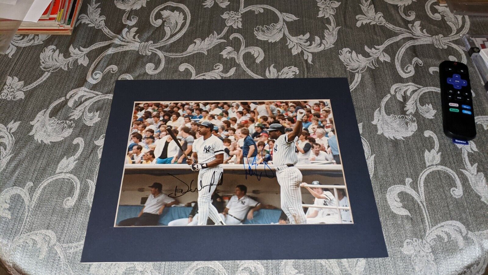 Dave Winfield Don Baylor NY Yankees Signed 11x14 Matted Photo Poster painting W/Our COA Read