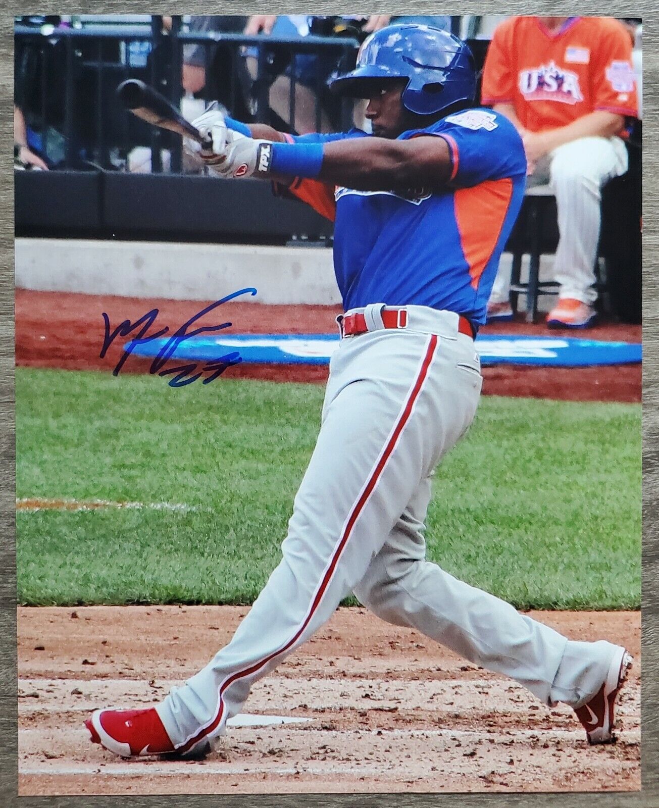 Maikel Franco Signed 8x10 Photo Poster painting Philadelphia Phillies MLB RAD