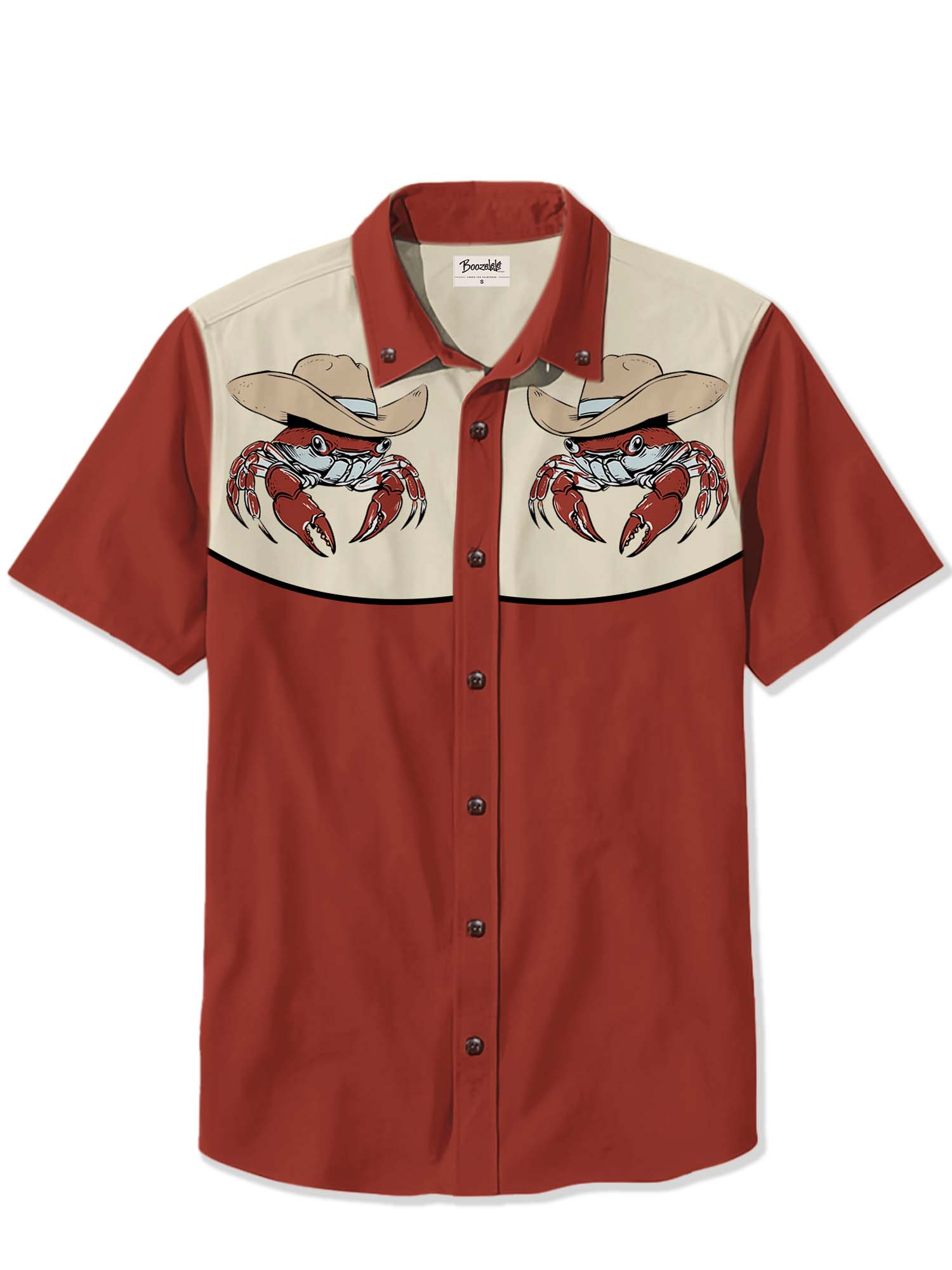 Western Crab Cowboy - 100% Cotton Shirt