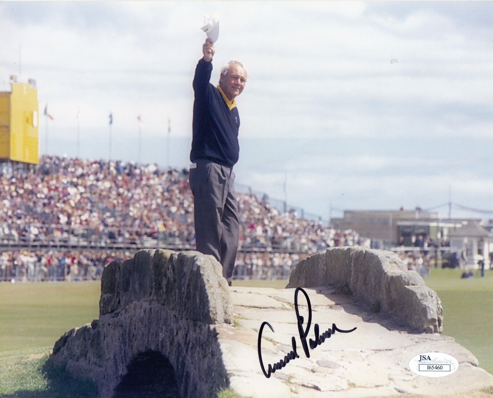 Arnold Palmer #6 8x10 Signed Photo Poster painting W/JSA Last British Open Golf 090918