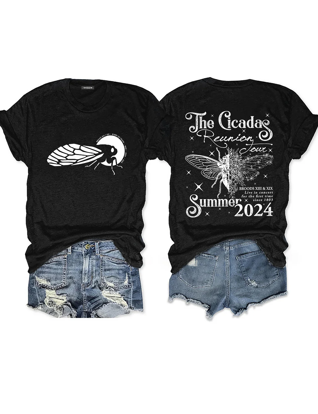 The Cicadas Reunion Summer Tour T-shirt