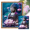 Buddha-11CT Stamped Cross Stitch 40*50cm