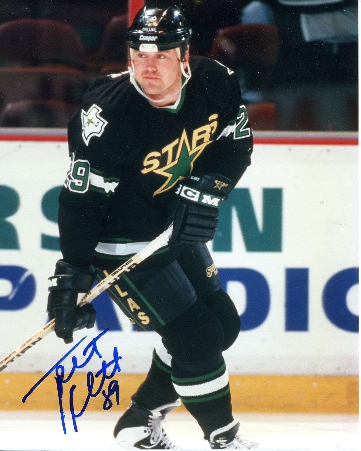 Trent Klatt Autographed 8x10 Dallas Stars # S346