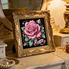 Rosa Rose speziell geformte 5D DIY Teilbohrer Diamanten Punkte Edelsteinkunst-Kits f&uuml;r Erwachsene Anf&auml;nger Wohndekoration Diamanten Gem&auml;lde Edelsteink