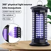 2-In-1 Microwave Electric Mosquito Killing Lamp Waterproof Insect Racket Swatter