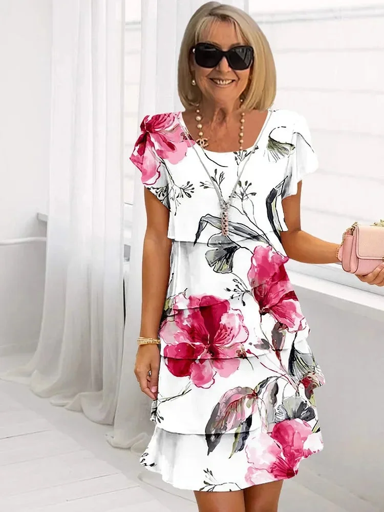 Trina - Bloom Ruffle Dress