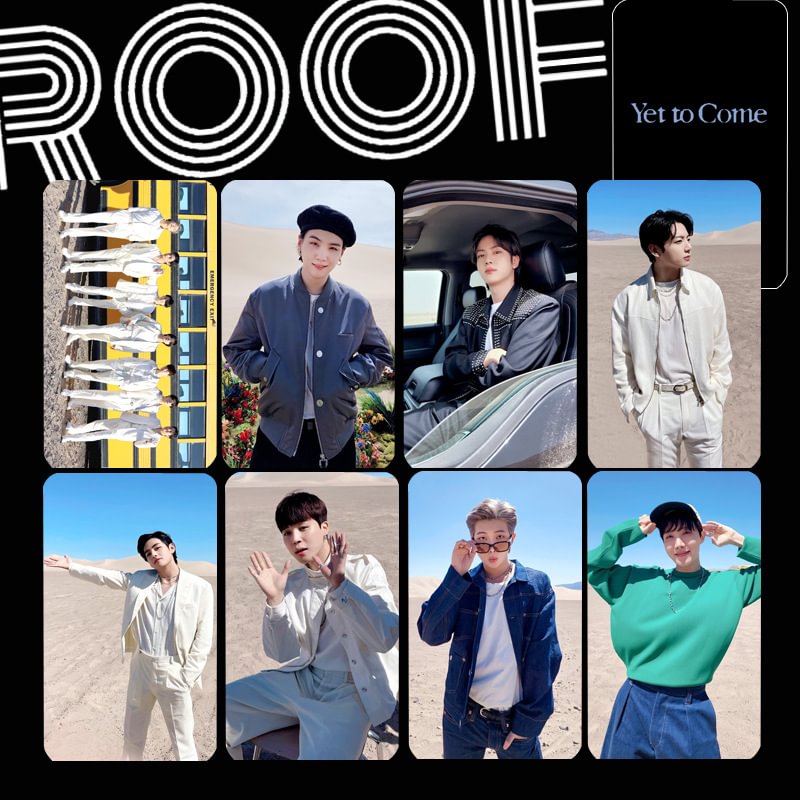 BTS Yet To Come Postcards 8 Pcs